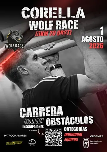 Cartel oficial de Wolf Race Corella 2026